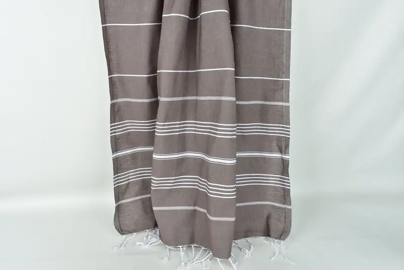 70x40 Cotton Striped Towel, Organic Cotton Towel, Monogrammed Beach Towel, Guest Towel, Large Turkish Towel, Custom Gift, Anniversary Gift For Her - 8