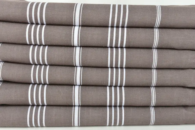 70x40 Cotton Striped Towel, Organic Cotton Towel, Monogrammed Beach Towel, Guest Towel, Large Turkish Towel, Custom Gift, Anniversary Gift For Her - 2