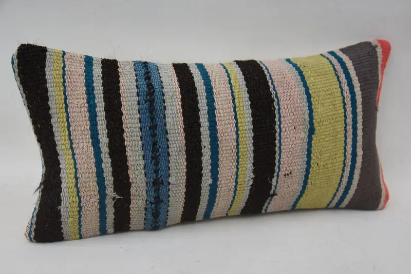 8x16 Blue Cushion Cover, Pet Cushion, Pillow, Throw Kilim Pillow, Decorative Throw Pillow, Vintage Kilim Throw Pillow, Pillow for Couch - 2