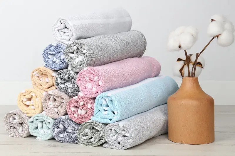 Bachelor Towel, 38x18 Cotton Striped Towel, Gym Towel, Monogram Kitchen Towel, Personalized Bridesmaid Gift, Bathroom Towels, Wedding Gift - 7