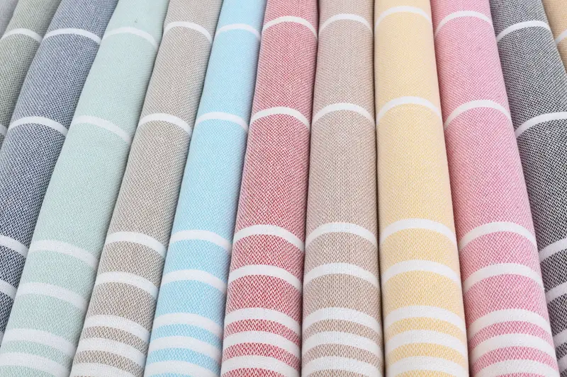 Bachelor Towel, 38x18 Cotton Striped Towel, Gym Towel, Monogram Kitchen Towel, Personalized Bridesmaid Gift, Bathroom Towels, Wedding Gift - 4