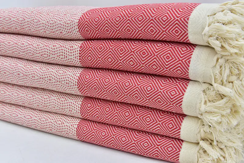 Gift For Him, 104x80 Cotton Diamond Towel, Wedding Favors, Turkish Cotton Throw Blanket, Organic Throw, Throw Blanket Couch, Personalized Blanket - 1