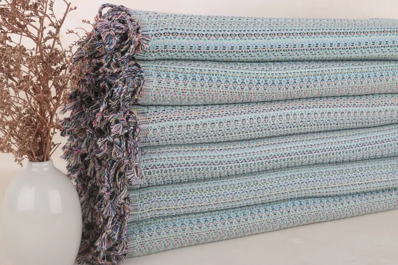 Turkish Bath Towel Mint Cotton, 40x71 Inches, Beige, Organic Cotton