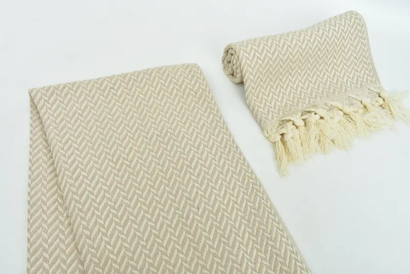 Personalized Dish Towel, Gift For The Home Decor, Personalized Wedding Gift, Wedding Favors, Handmade Gift, Wedding Gift, 36x18 Cotton Chevron Towel - 7