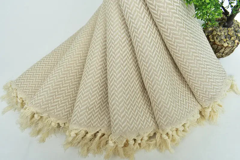 Personalized Dish Towel, Gift For The Home Decor, Personalized Wedding Gift, Wedding Favors, Handmade Gift, Wedding Gift, 36x18 Cotton Chevron Towel - 4