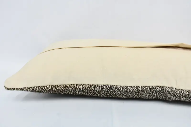 12x36 Brown Cushion Case, Interior Designer Pillow, Knitted Cushion, Cushion Case, Pillow for Couch, Handwoven Pillow Sham, Handmade Kilim Cushion - 6