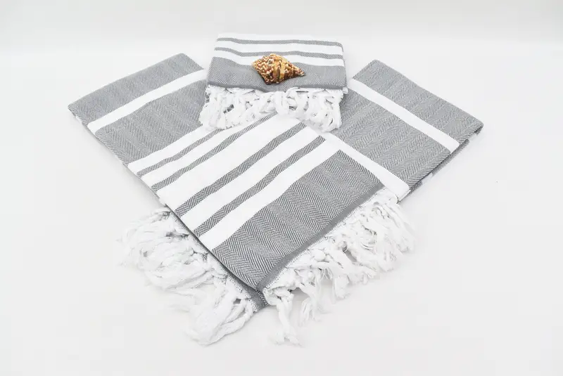 Beach Towel Gift, Merry Christmas Gifts, 68x36 Cotton Chevron Towel, Monogram Beach Towel, Beach towel, Luxury Turkish peshtemal beach towel - 8