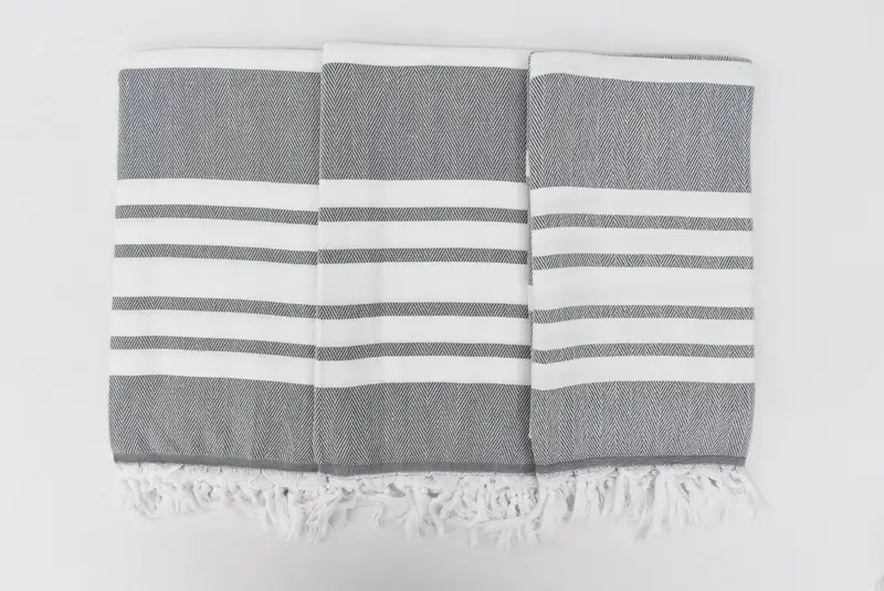 Beach Towel Gift, Merry Christmas Gifts, 68x36 Cotton Chevron Towel, Monogram Beach Towel, Beach towel, Luxury Turkish peshtemal beach towel - 6