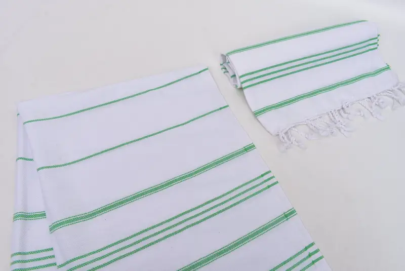 40x24 Cotton Striped Towel, Monogram Kitchen Towel, Wedding Gift, Wedding Day Gift For Bride, Turkish Towel Monogram, Turkish Towel Hand Towel - 7