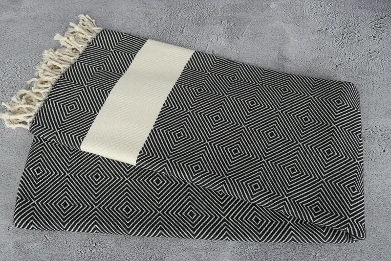 Beach Towel Bulk, Turkish Towel Beach Towel, 80x40 Cotton Diamond Towel, Beach Towel Monogram, Embroidered Towel, Beach towel, Halloween Gifts - 6