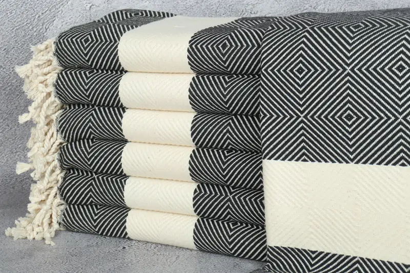 Beach Towel Bulk, Turkish Towel Beach Towel, 80x40 Cotton Diamond Towel, Beach Towel Monogram, Embroidered Towel, Beach towel, Halloween Gifts - 1