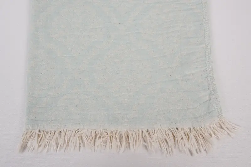 Monogram Kitchen Towel, Monogrammed Hand Towel, Beach Theme Wedding Gift, 40x24 Cotton Baroque Towel, Personalized Gift, Merry Christmas Gifts - 3