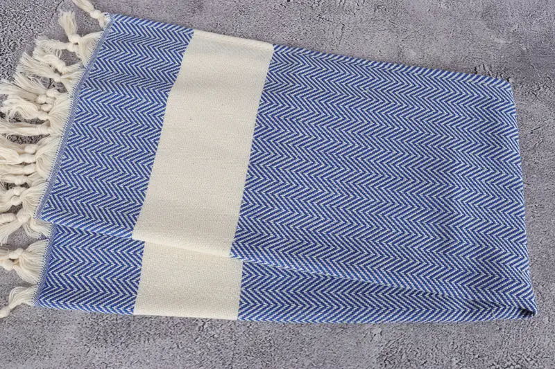 36x18 Cotton Herringbone Towel, Birthday Gift, Holiday Towel, Kitchen Towel, Wedding Anniversary Gift, Personalized Hand Towel, Personalized Gifts - 6