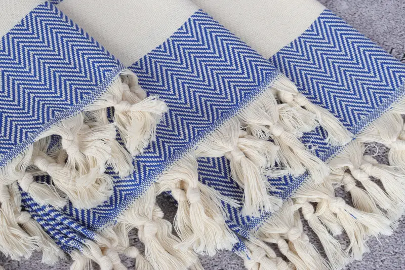 36x18 Cotton Herringbone Towel, Birthday Gift, Holiday Towel, Kitchen Towel, Wedding Anniversary Gift, Personalized Hand Towel, Personalized Gifts - 5