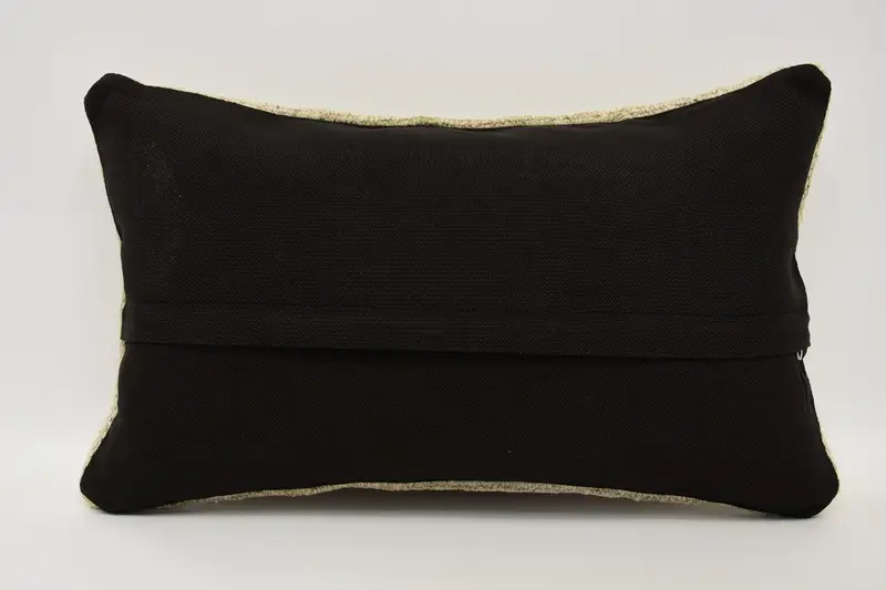 Pillow for Couch, 12x20 Beige Cushion, Antique Pillows, Pillow, Aesthetic Cushion, Handmade Cushion, Kilim Cushion Sham - 6
