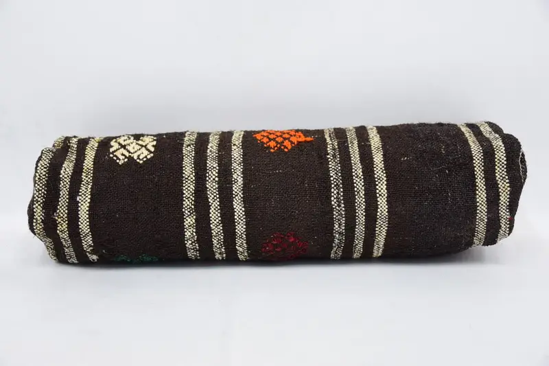 Vintage Brown Pillow Cover, 20x6 inch Accent Gift Birthday Gift Cushion - 1