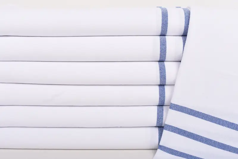 Wedding Favors, Valentines Day Gift, First Wedding Anniversary Gift, Personalized Hand Towel, Personalized Gift, 40x24 Cotton Striped Towel - 2