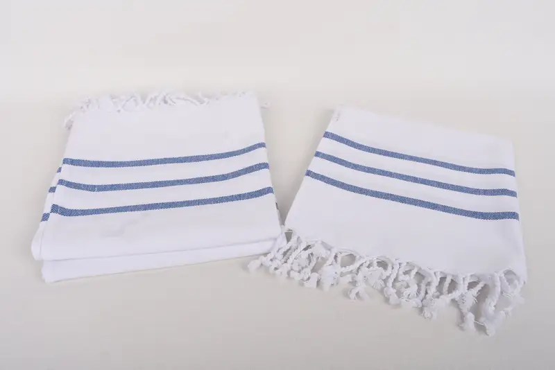 Wedding Favors, Valentines Day Gift, First Wedding Anniversary Gift, Personalized Hand Towel, Personalized Gift, 40x24 Cotton Striped Towel - 7