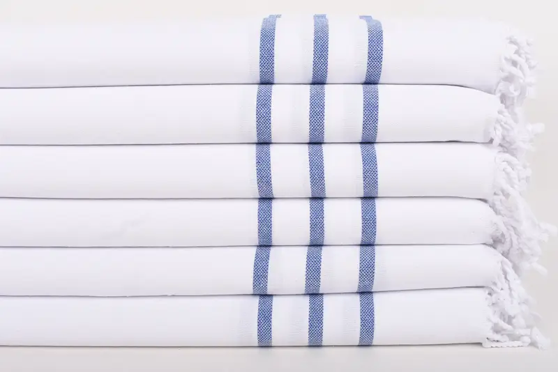 Wedding Favors, Valentines Day Gift, First Wedding Anniversary Gift, Personalized Hand Towel, Personalized Gift, 40x24 Cotton Striped Towel - 3