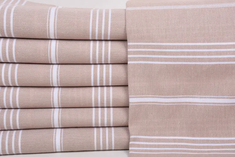 Bathroom Towel, Custom Beach Towel, Spa Towel, Fouta towel, Turkish Towel Set, Custom Turkish Towel, Handmade Gift, 70x40 Cotton Striped Towel - 1