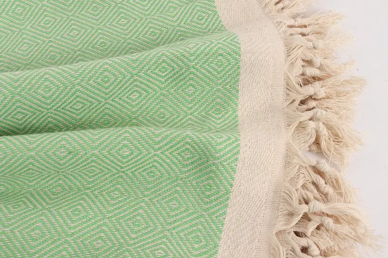 Turkish Blanket Queen, Decorative Blanket, Wedding Favors, 104x80 Cotton Diamond Towel, Turkish Beach Blanket, Monogram Blanket, Wedding For Favor - 8