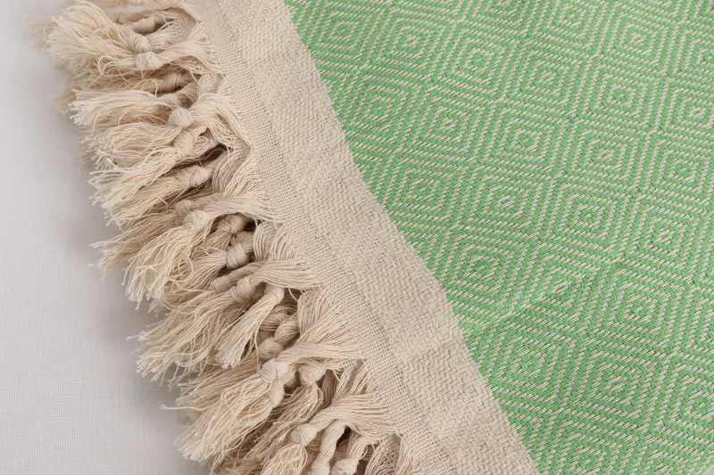 Turkish Blanket Queen, Decorative Blanket, Wedding Favors, 104x80 Cotton Diamond Towel, Turkish Beach Blanket, Monogram Blanket, Wedding For Favor - 7