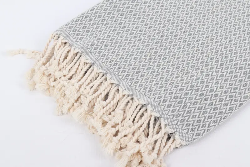 70x40 Cotton Diamond Towel, Personalized Wedding Gift, Thin towel, Girls Weekend Getaways Gifts, Family Gift Basket, Engagement Gift, Travel towel - 7