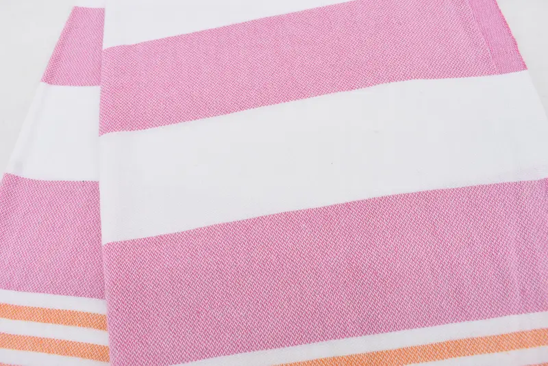 Bridal Shower Gift, Custom Hand Towel, 40x24 Cotton Striped Towel, Monogrammed Hand Towel, Travel Towel, Monogram Kitchen Towel, Custom Gifts - 6