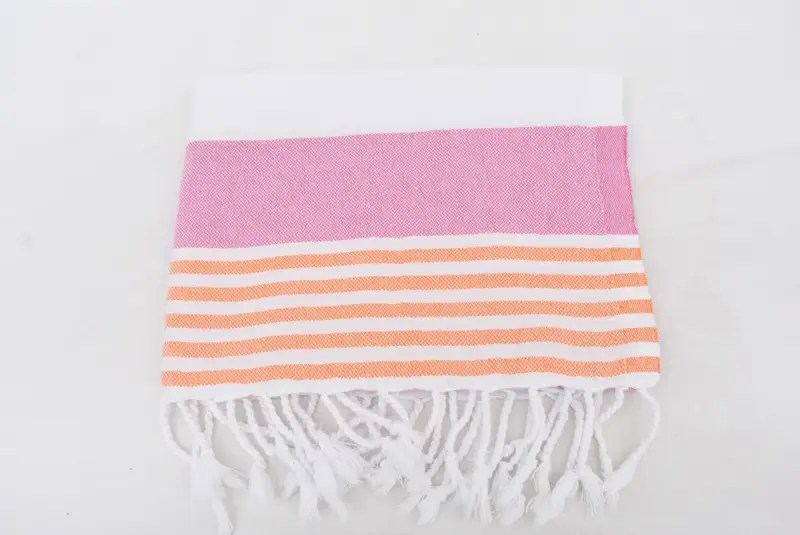 Bridal Shower Gift, Custom Hand Towel, 40x24 Cotton Striped Towel, Monogrammed Hand Towel, Travel Towel, Monogram Kitchen Towel, Custom Gifts - 4