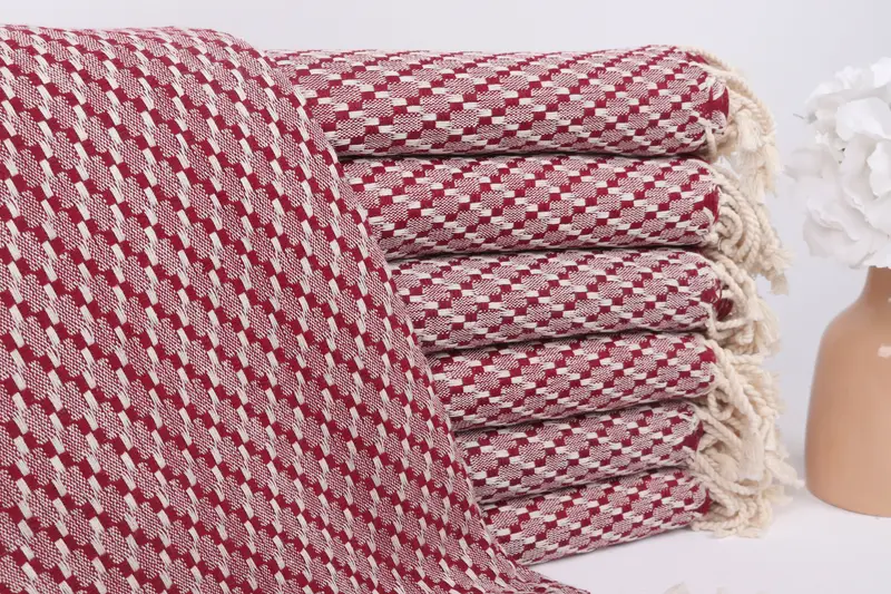 68x40 Cotton Geometric Towel, Beach Towel Bulk, Bathroom Towel, Sand-free towel, Custom Towel, Bachelor Bachelorette Party Favors, Custom Name Towel - 1
