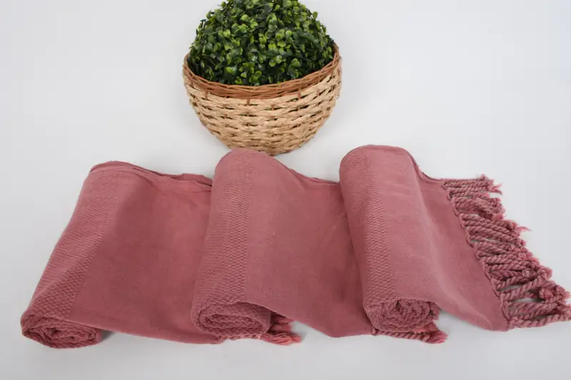 48x20 Cotton Geometric Stonewashed Towel, Wedding Favors, Bathroom Towels, Memorial Gift, Wedding Hand Made Gift, Turkish Towel Hand Towel - 8