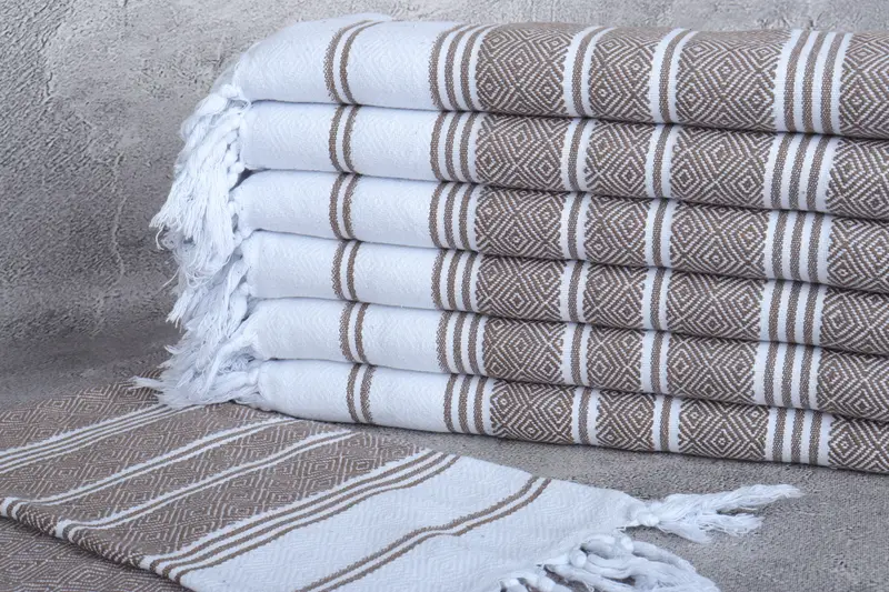 Monogram Kitchen Towel, Bridesmaid Towel, Monogram Hand Towel, 40x18 Cotton Diamond Towel, Wedding Gift, Bridesmaid Gift Towel, Organic Tea Towel - 2