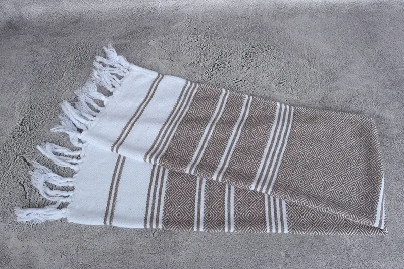 Monogram Kitchen Towel, Bridesmaid Towel, Monogram Hand Towel, 40x18 Cotton Diamond Towel, Wedding Gift, Bridesmaid Gift Towel, Organic Tea Towel - 6