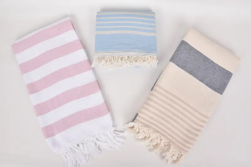 Xmas Gifts, Custom Turkish Towel, Quick-dry peshtemal, Handmade Turkish Towel, Summer Gift, 70x40 Cotton Set of 8 Towel, Bridesmaid Gifts - 6