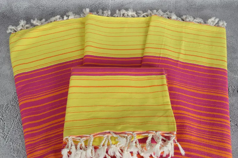 Custom Wedding Gifts, 70x40 Cotton Striped Towel, Personalised Gift, Peshtemal beach towel with unique design, Turkish bath towel, Sand-free towel - 4