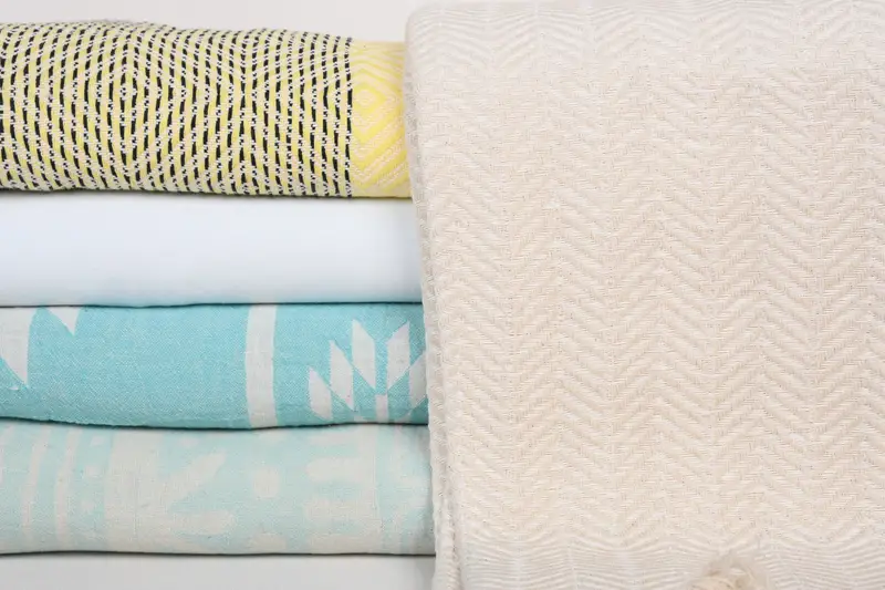 80x60 Cotton Set of 5 Towel, Turkish Blanket, Extra Large Tablecloth, Wedding Favors, Personalized Gift For Her, Woven Blanket, Shower Curtain - 2