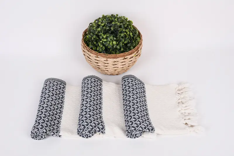 Nedime hediyeleri, özel el havlu, monogramlı Türk havlu, kişiselleştirilmiş Türk havlu, 34x18 pamuklu çiçek tasarım havlu, kişiselleştirilmiş hediyeler - 8