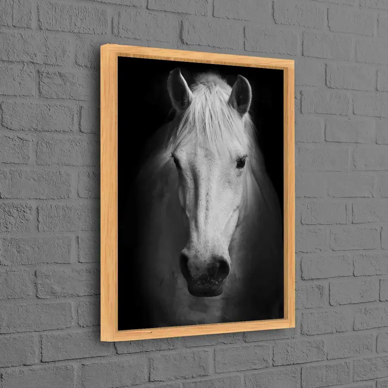 Modern At Kanvas Tablo Baskı: At Severler için Zarif At Sanatı