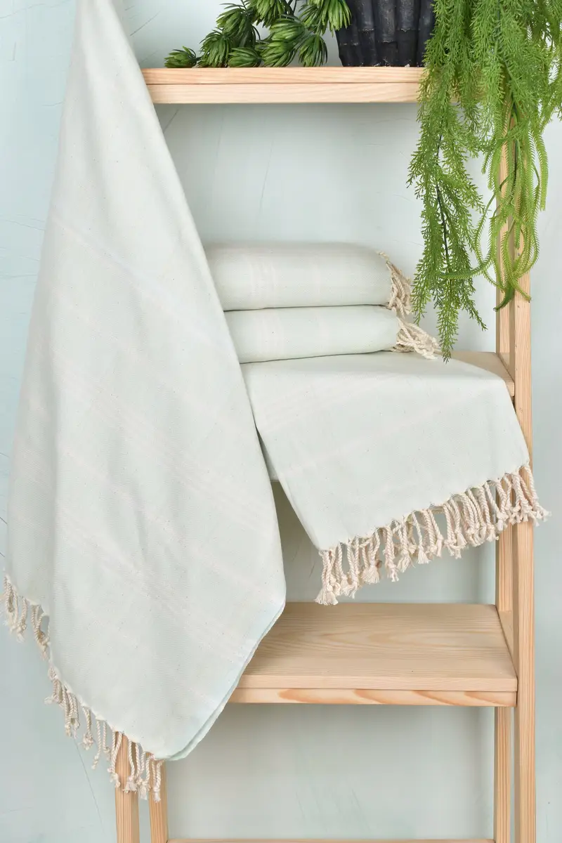 Large Turkish Towel, Turkish Towel Bulk, Beach Towel Gift, Bachelorette Gifts, Bulk Order Towel, 68x40 Cotton Striped Towel, Wedding Shower Gift - 6