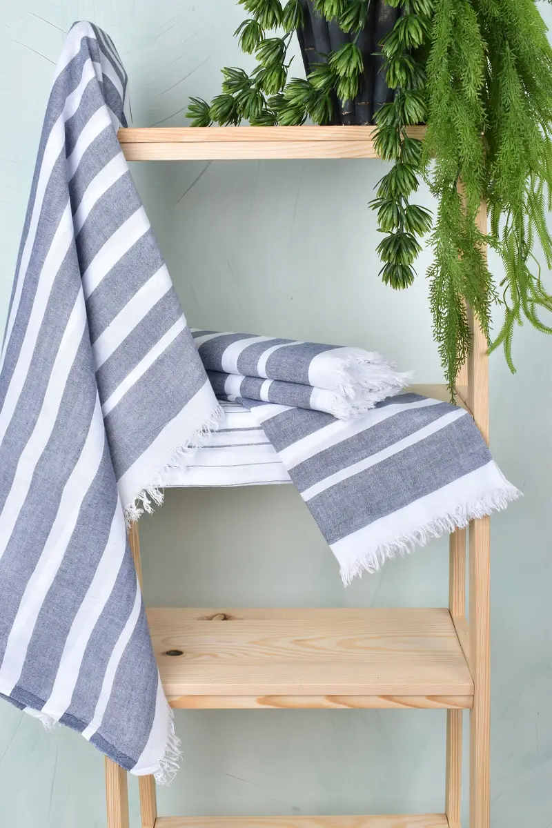 Girls Weekend Getaways Gifts, Bridal Shower Favors, 64x40 Cotton Striped Towel, Bachelorette Party Gift, Travel Towel, Bridal Gifts, Bath towel - 6