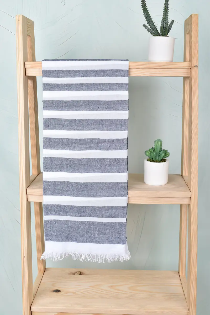 Girls Weekend Getaways Gifts, Bridal Shower Favors, 64x40 Cotton Striped Towel, Bachelorette Party Gift, Travel Towel, Bridal Gifts, Bath towel - 8