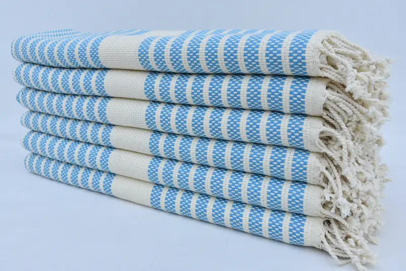 Luxury Beach Towel, Fouta towel, Turkish Towel Monogram, 70x40 Cotton Striped Towel, Gift For Her, Personalized Gift For Him, Monogram Turkish Towel - 3