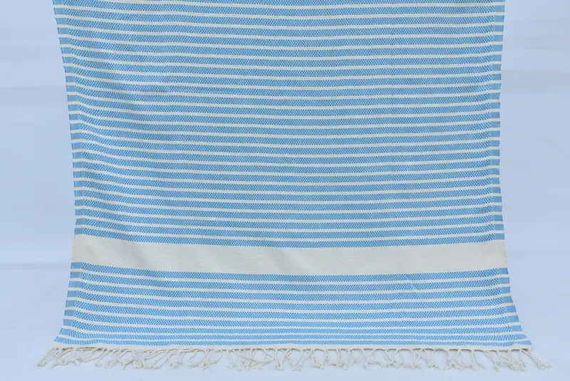 Luxury Beach Towel, Fouta towel, Turkish Towel Monogram, 70x40 Cotton Striped Towel, Gift For Her, Personalized Gift For Him, Monogram Turkish Towel - 7