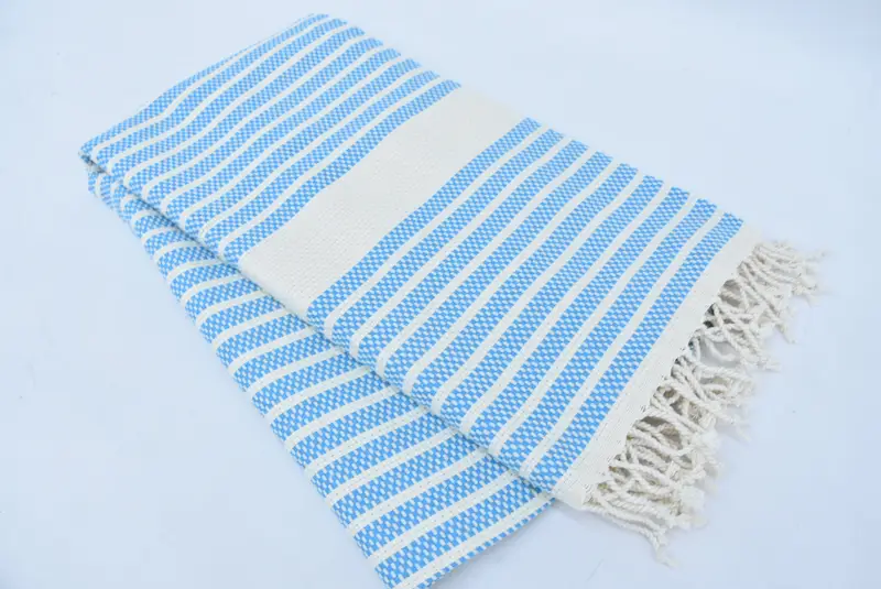 Luxury Beach Towel, Fouta towel, Turkish Towel Monogram, 70x40 Cotton Striped Towel, Gift For Her, Personalized Gift For Him, Monogram Turkish Towel - 5