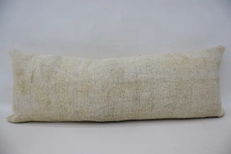 Authentic Pillow Case, Kilim Pillow Cover, Wholesale Pillow Case, Interior Designer Pillow, Home Decor Pillow, Cushion, 16x48 Beige Pillow - 1