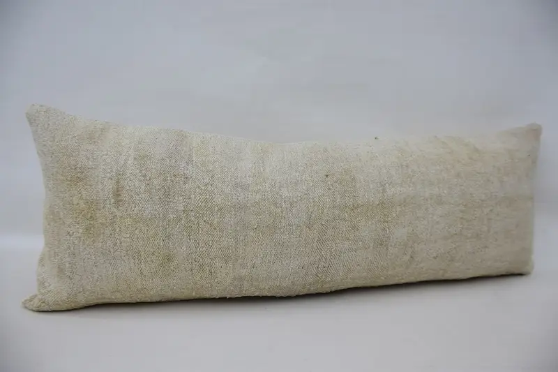 Authentic Pillow Case, Kilim Pillow Cover, Wholesale Pillow Case, Interior Designer Pillow, Home Decor Pillow, Cushion, 16x48 Beige Pillow - 3
