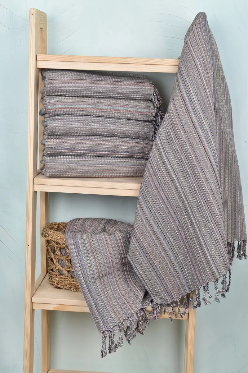 Bachelorette Party Decorations, Custom Wedding Gift, Employee Gifts, 70x40 Cotton Geometric Towel, Family Gift Basket, Scarf Towel, Sand-free towel - 3