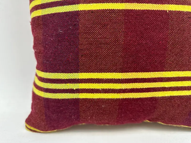 Türkischer Kilim -Kissen, Yoga -Kissen, Quadratwurfkissenbezug, Kissenbezüge, Vintage -Kissen, 16x16 Rote Kissenbezüge, handgefertigtes Kilimkissen - 2