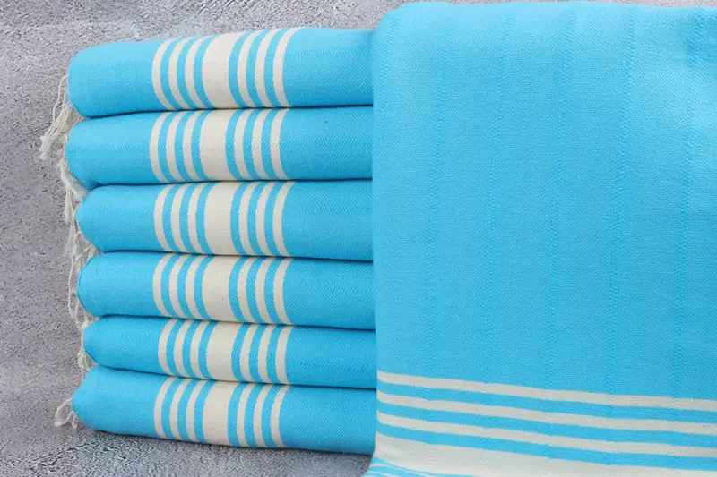 Beach Towel Personalized, Customized Towels, Gift For Her, Bridesmaid Gift Towel, 64x36 Cotton Striped Towel, Bachelor Bachelorette Party Favors - 1