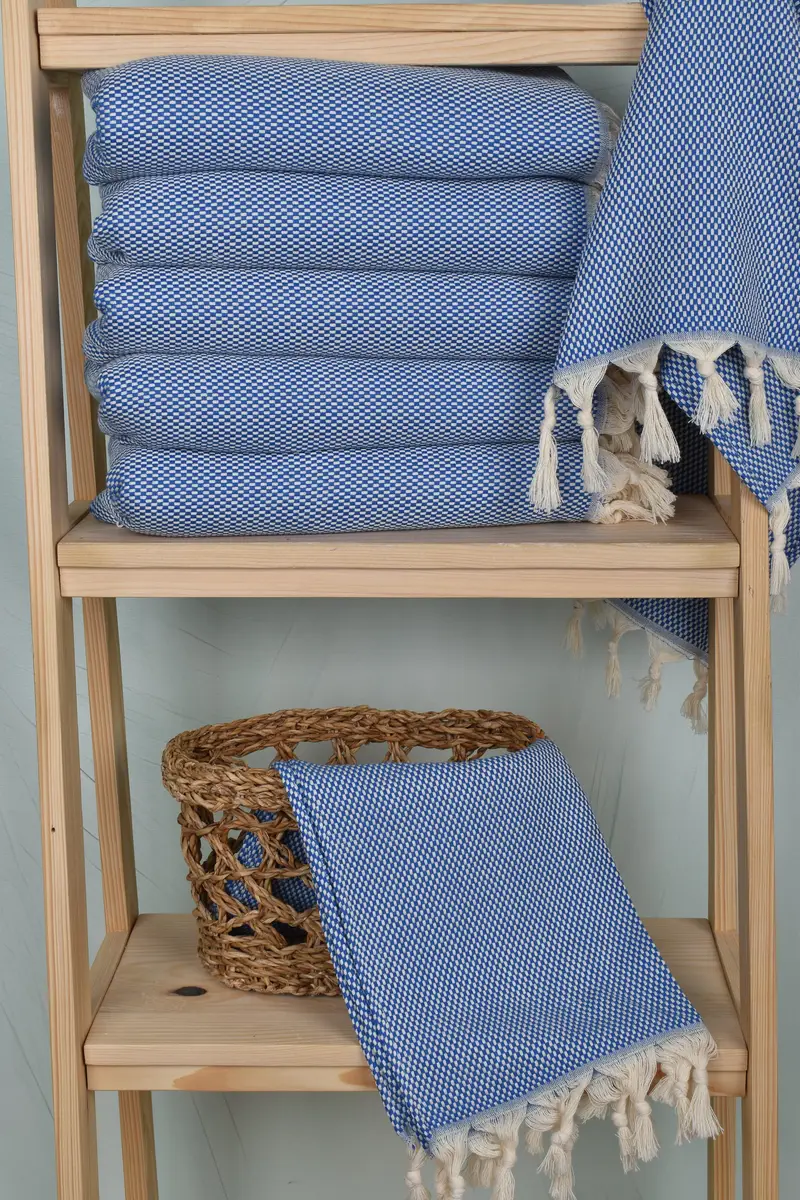 Personalized Hand Towel, Bridal Party Gifts, Monogrammed Turkish Towel, Turkish Tea Towel, 40x18 Cotton Polka Dot Towel, Personalized Kitchen Towel - 3